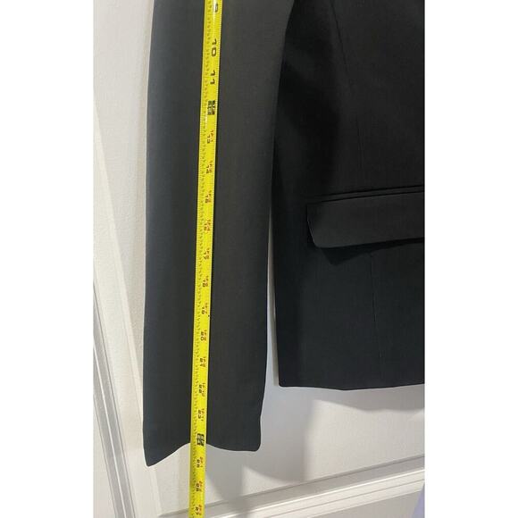 J.Crew Women’s Black Cotton-Blend Blazer Size 4 | NWT Two-Button Workwear Jacket - Picture 7 of 11